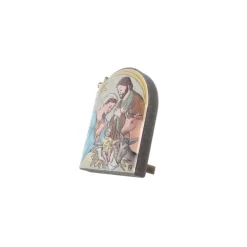Palais du Rosaire Cadre religieux de la Nativité en bois et aluminium 5x7cm^ Cadre Religieux