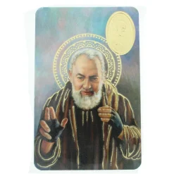 Palais du Rosaire Carte de prière de Padre Pio^ Image Religieuse