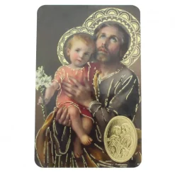 Palais du Rosaire Carte de prière de Saint Joseph^ Image Religieuse