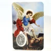 Palais du Rosaire Carte De Prière de Saint Michel et l'Ange Gardien Avec Médaille^ Image Religieuse