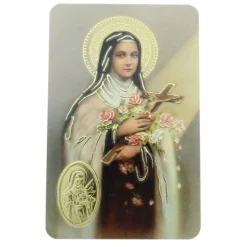 Palais du Rosaire Carte de prière de Sainte Thérèse^ Image Religieuse