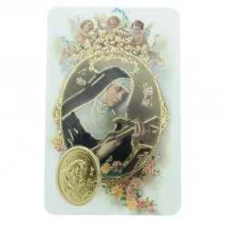 Palais du Rosaire Carte de prière de Sainte Rita^ Image Religieuse