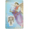 Palais du Rosaire Carte de prière Saint Gabriel avec médaille^ Image Religieuse