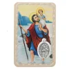 Palais du Rosaire Carte Prière de Saint Christophe avec Médaille^ Image Religieuse