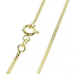 Palais du Rosaire Chaine en Or 9 Carats Maille Gourmette de 45 cm^ Chaîne En Or | Collier En Or