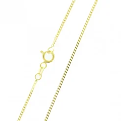 Palais du Rosaire Chaine en Or 9 Carats Maille Gourmette de 45 cm^ Chaîne En Or | Collier En Or