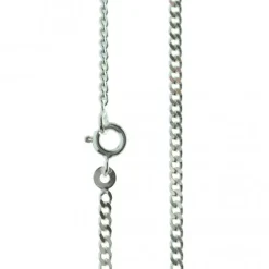 Palais du Rosaire Chaîne argent gourmette limée 65 cm^ Chaîne En Argent