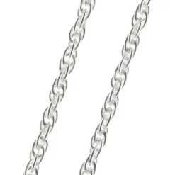 Palais du Rosaire Chaîne Argent maille forçat double 60 cm^ Chaîne En Argent | Collier En Argent