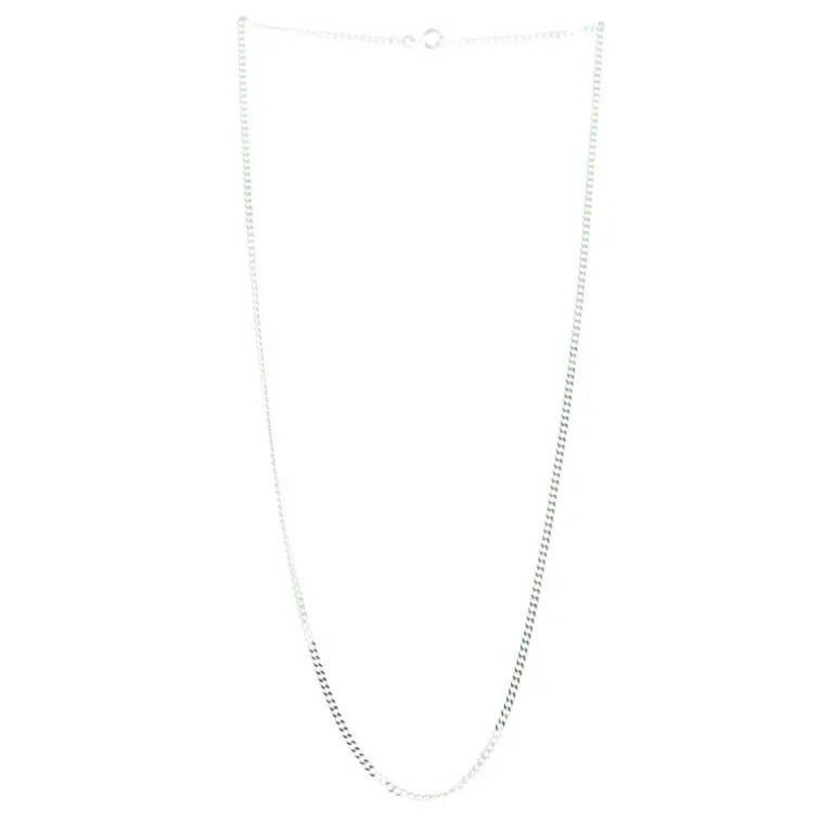 Palais du Rosaire Chaîne en argent 55cm avec une maille gourmette^ Chaîne En Argent | Collier En Argent