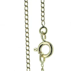 Palais du Rosaire Chaîne en Or Maille gourmette diamantée 0.8mm - 45cm^ Chaîne En Or | Collier En Or
