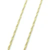 Palais du Rosaire Chaîne en Or maille Singapour 45 cm^ Chaîne En Or | Collier En Or