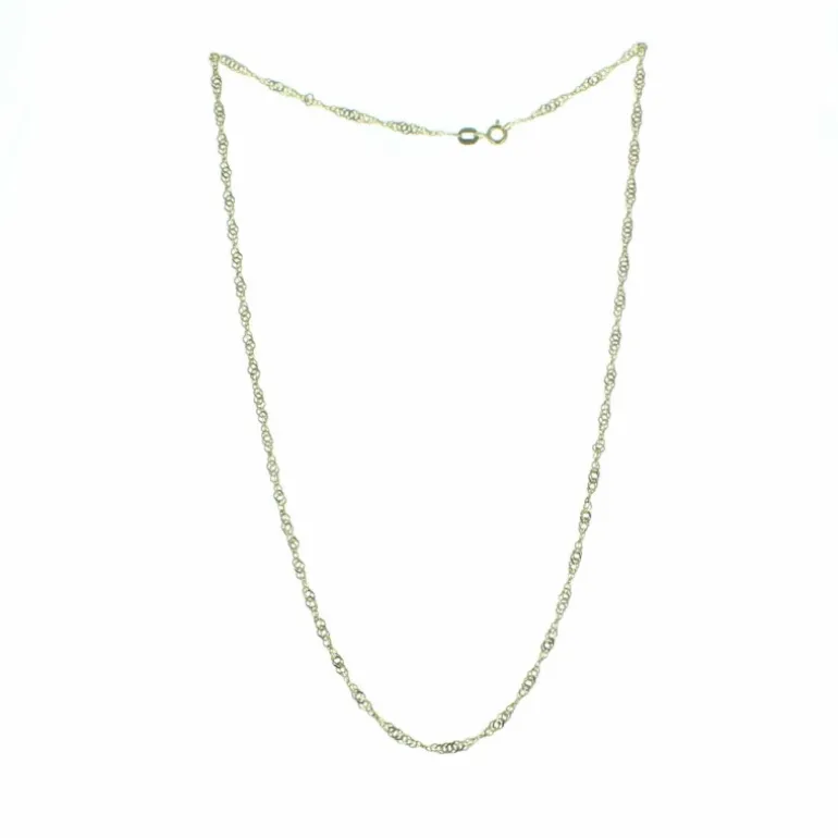 Palais du Rosaire Chaîne en Or maille Singapour 45 cm^ Chaîne En Or | Collier En Or
