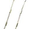 Palais du Rosaire Chaîne en plaqué or forçat baguette 50 cm^ Chaîne En Plaqué Or | Collier En Plaqué Or