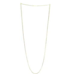 Palais du Rosaire Chaîne en plaqué or forçat limé 60 cm^ Chaîne En Plaqué Or | Collier En Plaqué Or