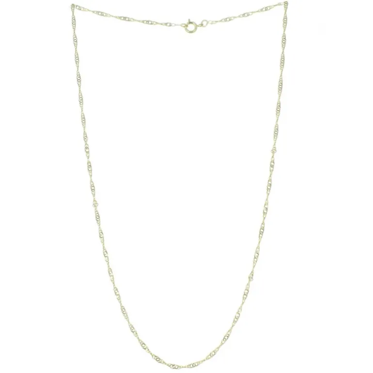 Palais du Rosaire Chaîne en Plaqué Or maille Singapour 45cm^ Chaîne En Plaqué Or | Collier En Plaqué Or