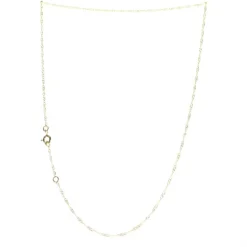 Palais du Rosaire Chaîne maille Singapour 40cm en or 9K^ Chaîne En Or | Collier En Or