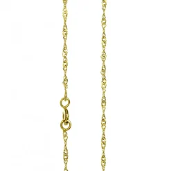 Palais du Rosaire Chaîne maille Singapour 40cm en or 9K^ Chaîne En Or | Collier En Or