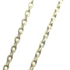 Palais du Rosaire Chaîne plaqué or forçat limé 2.6 mm - 70 cm^ Chaîne En Plaqué Or | Collier En Plaqué Or