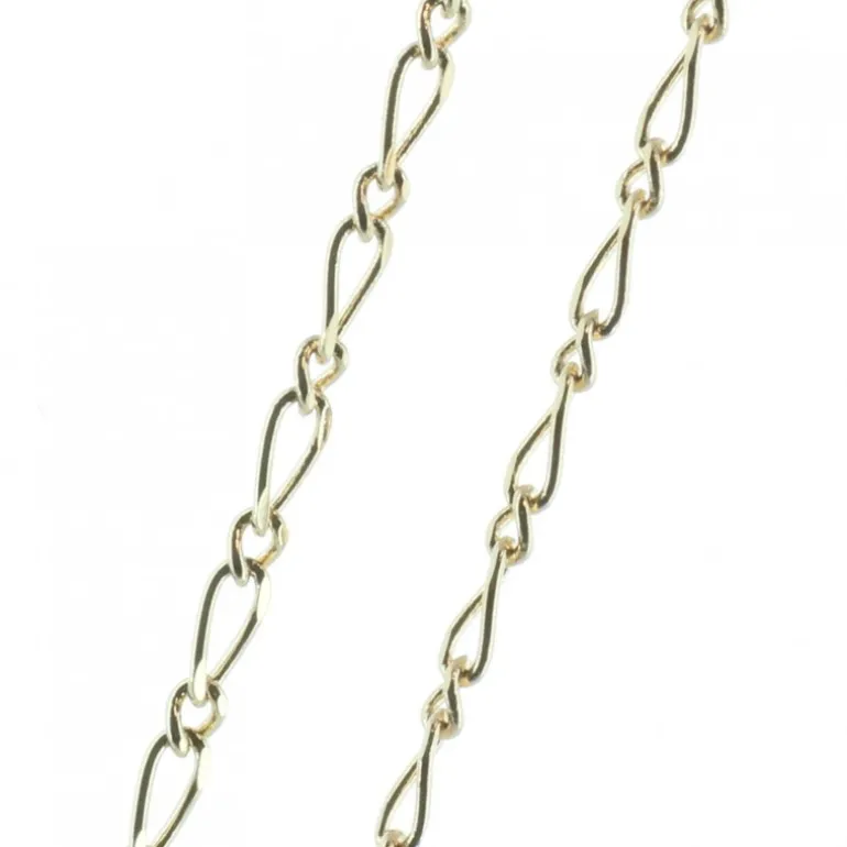 Palais du Rosaire Chaîne Plaqué Or maille alternée 50cm^ Chaîne En Plaqué Or | Collier En Plaqué Or