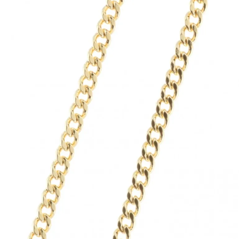 Palais du Rosaire Chaîne Plaqué Or maille classique 60 cm^ Collier En Plaqué Or | Chaîne En Plaqué Or