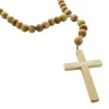 Palais du Rosaire Chapelet à suspendre en corde avec grain en bois d'olivier de 18mm^ Chapelet De Lourdes | Chapelet Bois