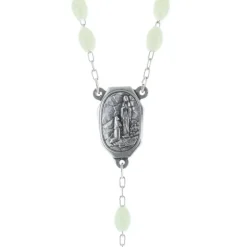 Palais du Rosaire Chapelet avec eau de Lourdes et grains lumineux^ Chapelet De Lourdes | Chapelet Lumineux
