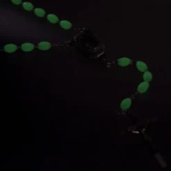 Palais du Rosaire Chapelet avec eau de Lourdes et grains lumineux^ Chapelet De Lourdes | Chapelet Lumineux