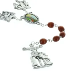 Palais du Rosaire Chapelet bois, le chemin de croix du Christ^ Chapelet Bois
