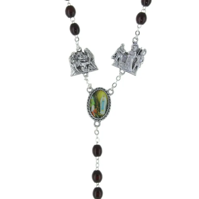 Palais du Rosaire Chapelet bois, le chemin de croix du Christ^ Chapelet Bois