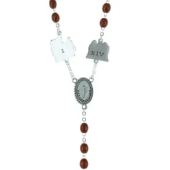 Palais du Rosaire Chapelet bois, le chemin de croix du Christ^ Chapelet Bois