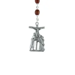 Palais du Rosaire Chapelet bois, le chemin de croix du Christ^ Chapelet Bois