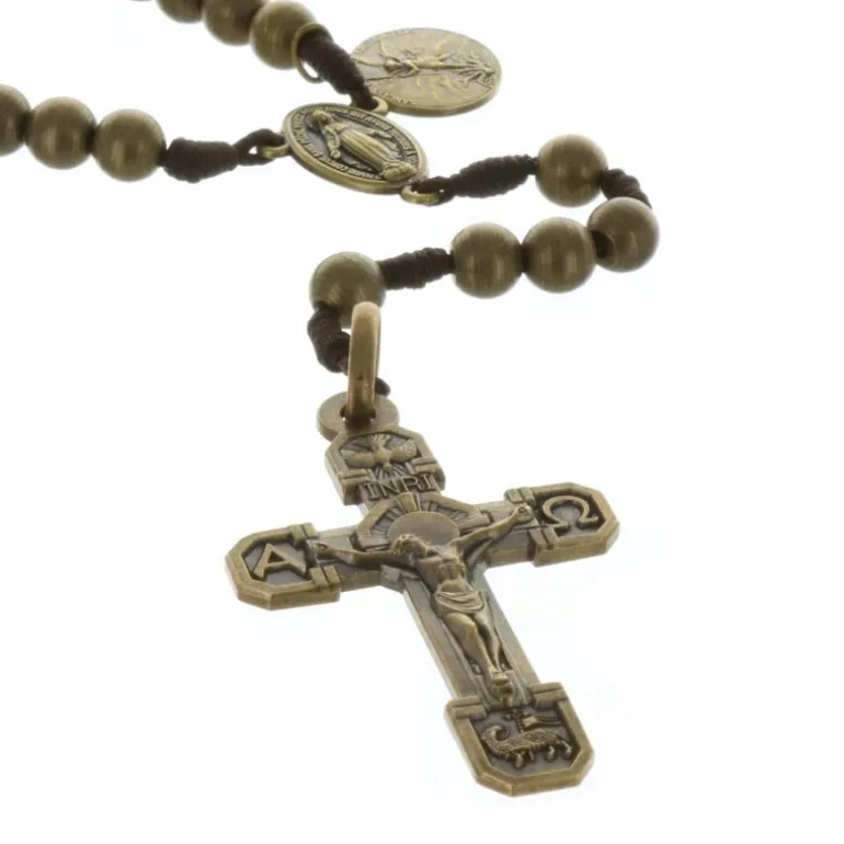 Palais du Rosaire Chapelet de combat, coeur Vierge Miraculeuse et médaille Saint Michel^ Chapelet De Combat | Chapelet De Saint Michel