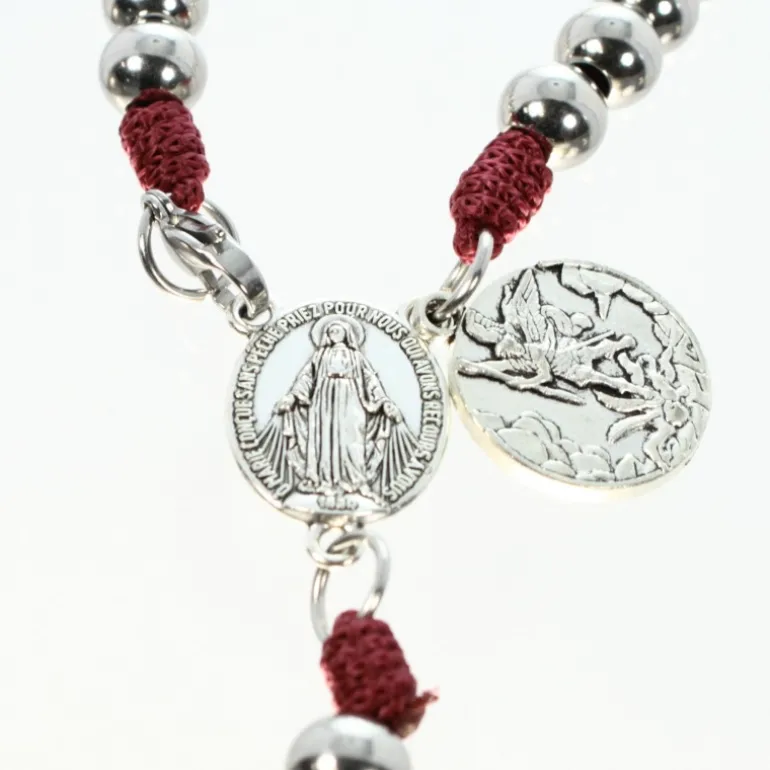 Palais du Rosaire Chapelet de combat de Saint Michel avec livret anglais et français^ Chapelet De Combat