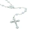 Palais du Rosaire Chapelet de communion grains blancs en forme de coeur^Enfant Chapelet De Communion | Chapelet Pour Enfant