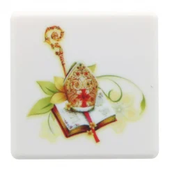 Palais du Rosaire Chapelet de Confirmation en verre avec boîte décorée^ Chapelet Verre