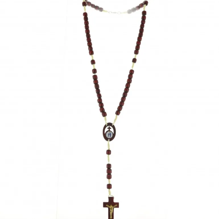 Palais du Rosaire Chapelet de la Vierge Miraculeuse en bois^ Chapelet De La Vierge Miraculeuse | Chapelet Bois