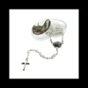 Palais du Rosaire Chapelet de l'Apparition de Lourdes en verre et sa boite^ Boîte À Chapelet | Chapelet Verre