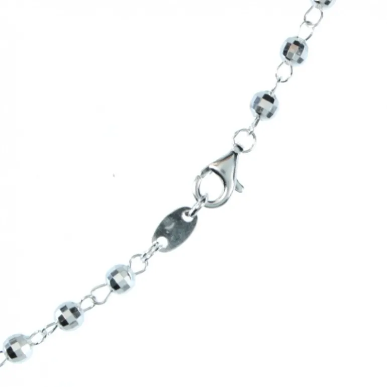 Palais du Rosaire Chapelet de l'Apparition de Lourdes en argent^ Chapelet De Lourdes | Chapelet Argent