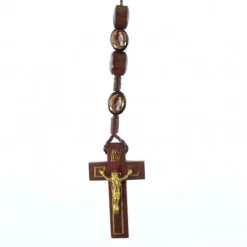 Palais du Rosaire Chapelet de l'Apparition grains ovales et corde^ Chapelet Corde