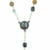 Palais du Rosaire Chapelet de Lourdes avec des grains en hématite, bois et métal^ Chapelet De Lourdes | Chapelet Métal