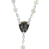 Palais du Rosaire Chapelet de Lourdes en Argent avec des grains en Nacre^ Communion | Chapelet De Communion