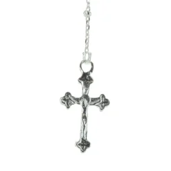 Palais du Rosaire Chapelet de Lourdes en Argent avec un fermoir et des grains 2mm^ Chapelet De Lourdes | Chapelet Argent
