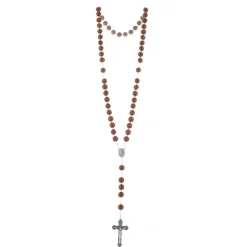 Palais du Rosaire Chapelet de Lourdes en bois grains 10mm^ Chapelet De Lourdes | Chapelet Bois