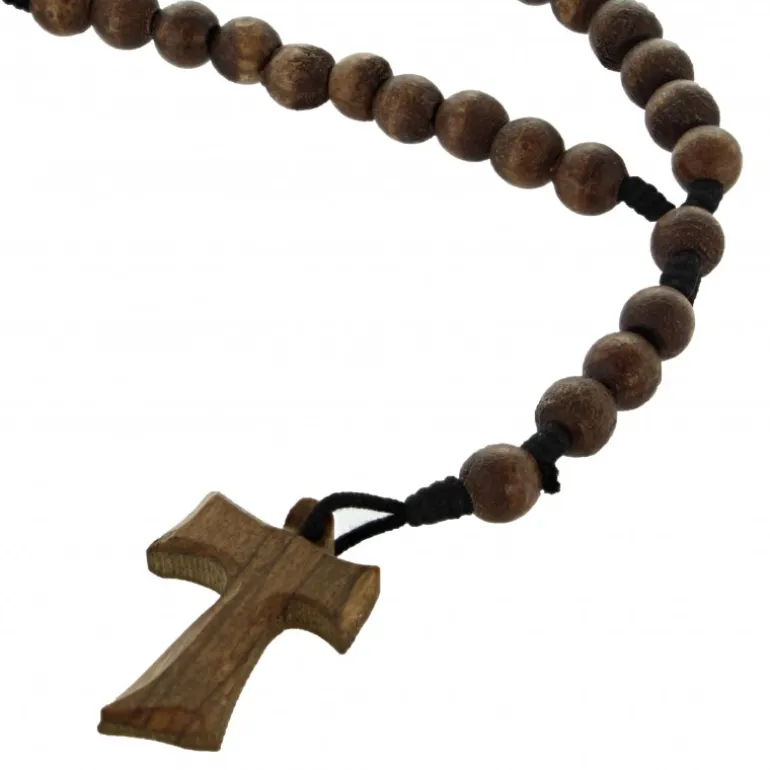 Palais du Rosaire Chapelet de Lourdes en bois d'olivier de Jérusalem^ Chapelet De Lourdes | Chapelet Corde