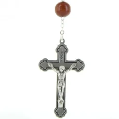 Palais du Rosaire Chapelet de Lourdes en bois grains 10mm^ Chapelet De Lourdes | Chapelet Bois