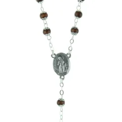 Palais du Rosaire Chapelet de Lourdes en bois, et coeur Apparition de Lourdes^ Chapelet De Lourdes | Chapelet Bois