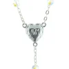 Palais du Rosaire Chapelet de Lourdes en cristal Swarovski et chaîne en Argent^ Chapelet De Lourdes | Chapelet Cristal