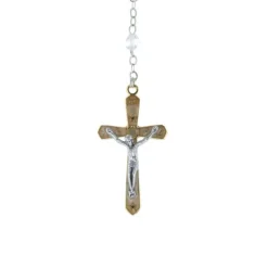 Palais du Rosaire Chapelet de Lourdes en cristal véritable et coeur Apparition de Lourdes^ Chapelet De Lourdes | Chapelet Cristal