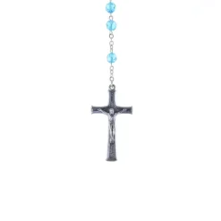 Palais du Rosaire Chapelet de Lourdes en cristal véritable, coeur Apparition de Lourdes^ Chapelet De Lourdes | Chapelet Cristal