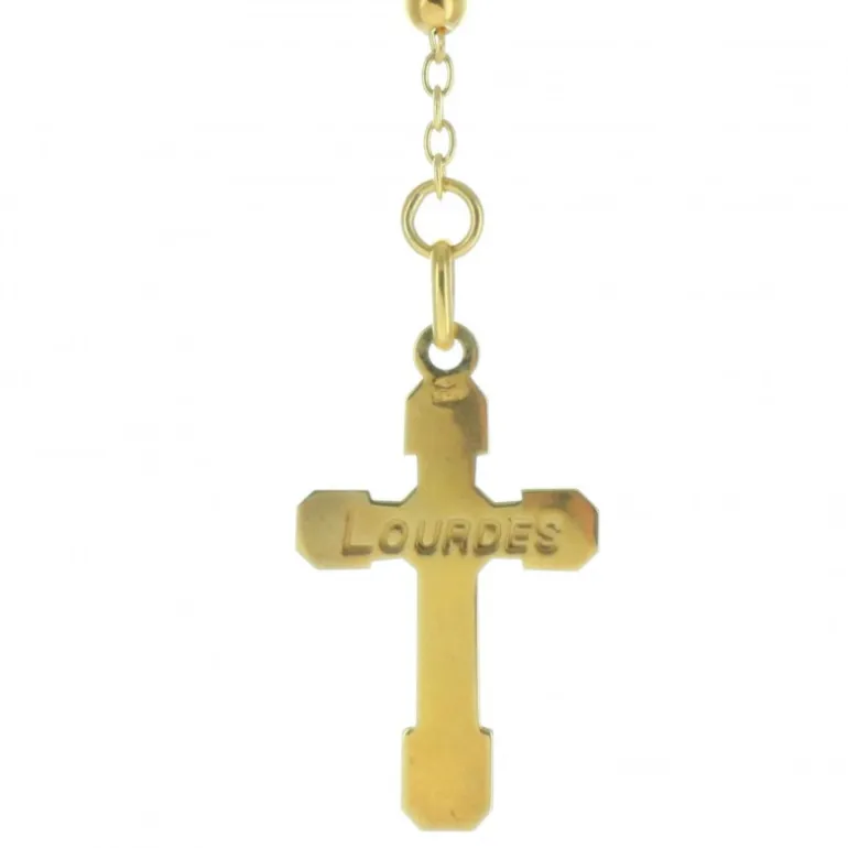 Palais du Rosaire Chapelet de Lourdes en Or 9 Carats^ Chapelet Or